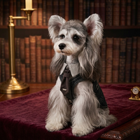 Vêtements mignons pour animaux de compagnie, style princesse, pour chiens et chats, veste en jean pour Bichon et Yorkshire Terrier
