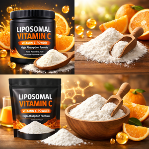 Suplementos Blanqueadores de Piel Healhife, Grado Alimenticio Cosmético, Polvo de Vitamina C Liposomal al 50% - Product Image 2