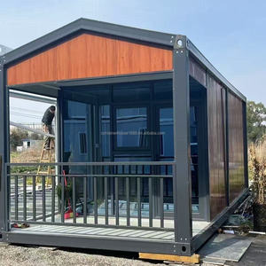 Kết Cấu Thép Đầu Gable Top Nhà Đúc Sẵn Container Di Động Phòng Nhanh Chóng Lắp Ráp Loại Kỹ Thuật Nhà Ở Tạm Thời - Product Image 1