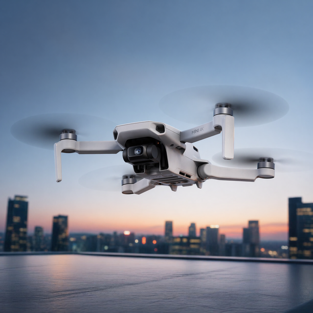Mini 4K Standard Combo Lightweight Camera Drone 10km Video Transmission 4X Zoom 4K 30fps for Scenic Recording
