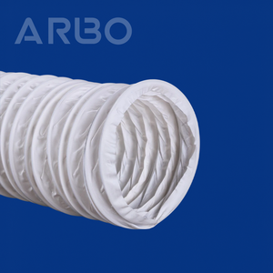 Mangueira de Ar Flexível Espiral de PVC Certificada ISO9001, Diâmetro de 4 polegadas, Comprimento de 10m, Design Industrial para Sistemas HVAC - Product Image 1