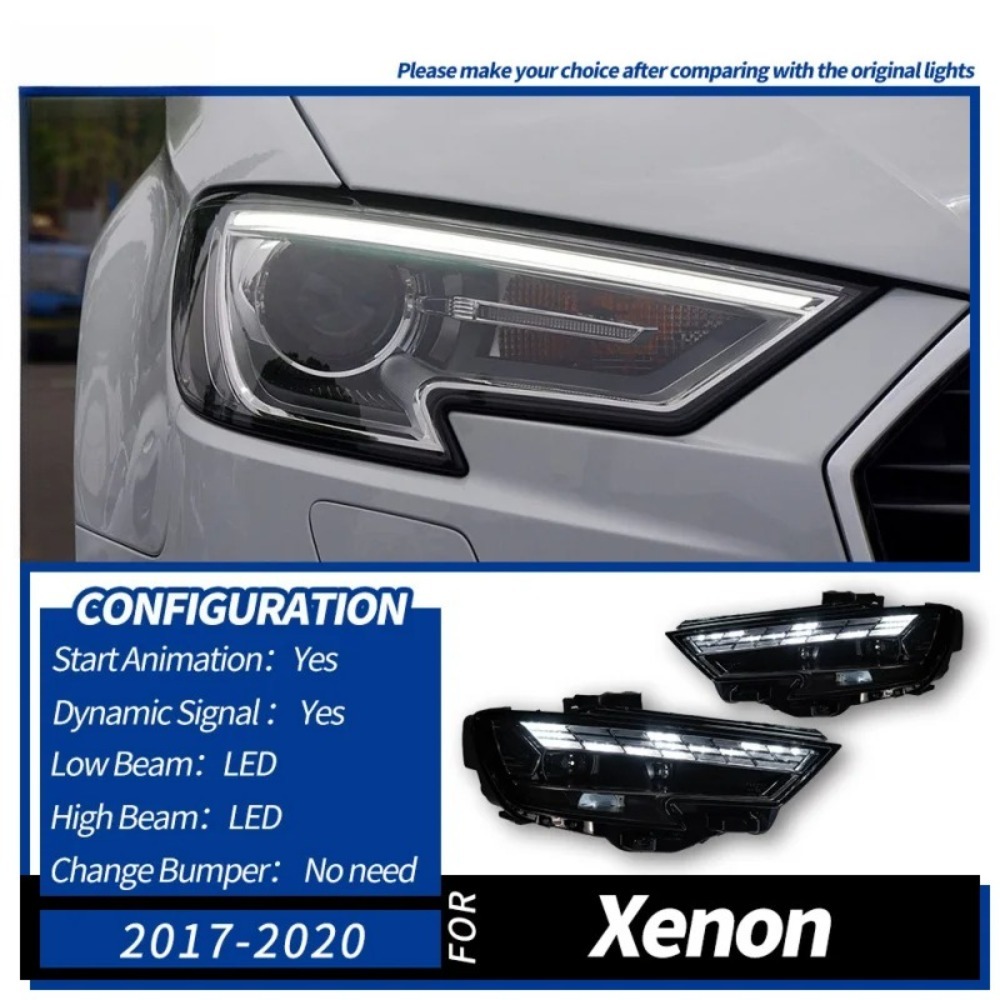 A3 8V Headlight 2017-2021 S3 RS3