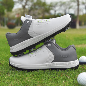 Chaussures <span class=keywords><strong>de</strong></span> <span class=keywords><strong>golf</strong></span> imperméables pour hommes, chaussures <span class=keywords><strong>de</strong></span> <span class=keywords><strong>golf</strong></span> professionnelles pour hommes, grande taille avec semelle extérieure <span class=keywords><strong>en</strong></span> caoutchouc 40-47 - Product Image 3
