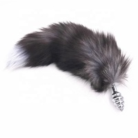 Plug anal queue de renard en acier inoxydable pour jeux adultes, stimulateur de plaisir anal, jouet sexuel pour femmes