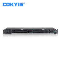 Égaliseur audio professionnel COKYIS EQ-215 2 canaux 15 bandes, égaliseur équilibré en métal, équipement sonore, mixeur amplificateur pour KTV/mariage