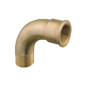 Codo de 90 Grados de 3/4'' x 3/4'' con Rosca Macho y Hembra para Mangueras de Plomería, Esencial para un Flujo de Agua Eficiente - Product Image 1