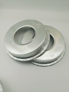 Bandeja Redonda de Aluminio para Horno <span class=keywords><strong>Omnia</strong></span>, Molde para Pan y Pasteles, Molde de Papel de Aluminio para Hornear Pasteles - Product Image 3
