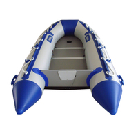 Vente directe usine OEM Bateau gonflable en PVC 0,9 mm 1,2 mm pour sports nautiques, pêche, yacht, multi-personnes, océan, mer