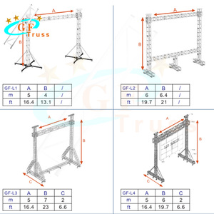 โดยไม่ต้อง<span class=keywords><strong>ยก</strong></span>ระบบเสาเป้าหมายระบบมัดสำหรับแขวน LED แสดงไฟเวที - Product Image 6
