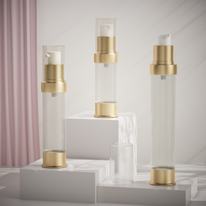 15ml <span class=keywords><strong>10ml</strong></span> 20ml 30ml Huyết thanh Lotion mỹ phẩm container vàng không có không khí bơm chai chăm sóc da bao bì - Product Image 1