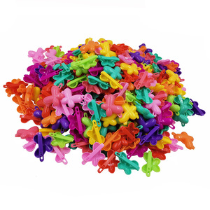 100 pinces à cheveux pour filles, barrettes en plastique à charnière, pour tout-petits, enfants, bébés, style années <span class=keywords><strong>80</strong></span>-90, colorées, mignonnes, à motifs de dessins animés, accessoires pour cheveux - Product Image 4