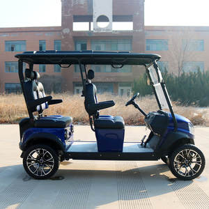 Chariot de golf électrique personnalisable de conception populaire avec lit de panier arrière et buggy de golf électrique pour véhicule utilitaire 2 4 6 passagers - Product Image 4