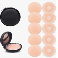 Patch de poitrine non tissé de fleur de prunier d'approvisionnement direct d'usine pour le soutien-gorge rond de silicone de poitrine produit de soin de beauté et personnel