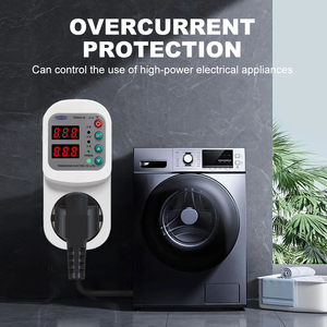 TOMZN UK Enchufe Tipo <span class=keywords><strong>BS</strong></span> <span class=keywords><strong>1363</strong></span> <span class=keywords><strong>G</strong></span> Ajustable Sobre/Bajo Voltaje Sobre Protector de Corriente V a Pantalla Retardo de Encendido - Product Image 5