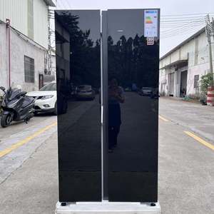 Refrigerador de Exportación para Comercio Exterior, Estándar Europeo, Puerta Doble de Vidrio, Gran Capacidad, Ahorro de Energía, Diseño de Congelador Superior - Product Image 3