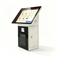 Kiosco de Autoservicio con Terminal Táctil de Pared y de Sobremesa para Restaurantes, Cafeterías y Tiendas de Comida Rápida, Gestión de Filas
