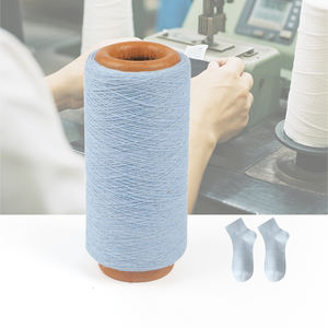 Benang katun poliester 20s/1 warna benang daur ulang harga murah untuk kaus kaki benang Melange - Product Image 1