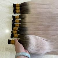 Pephair Extensions de cheveux chinois blonds les plus vendues, lisses et soyeux, cuticules alignées, pré-collées, vierges Remy, fabriquées à la machine