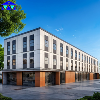 Immeubles hôteliers multi-étages en structure acier, conçus en 3D BIM, clés en main, appartements de villégiature