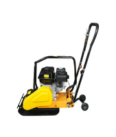 Compacteur à plaques vibrant Dingding Hengxin modèle 170, 5,5 CV, 55 kg, moteur essence, haute efficacité pour asphalte et sol