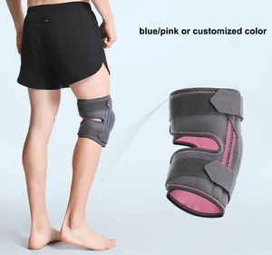 Neopreen Nylon Kniepatella Pads Kniebrace Compressie Kniemouwen Met Verstelbare Bandjes En Zijstabilisatoren - Product Image 4