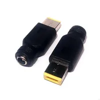 Adaptateur de prise d'alimentation CC 5,5x2,1 mm à extrémité carrée pour IBM ThinkPad, accessoires pour ordinateur portable, convertisseur