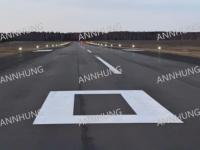 AH-HP-RG-S Balise solaire de délimitation de piste pour aéroport ou piste d'accueil d'hélicoptères