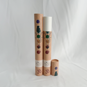 กระบอกกระดาษคราฟท์ทำมือกระบอกกระดาษของขวัญย่อยสลายได้ทางชีวภาพสำหรับเครื่องสำอางสำหรับธูปที่หายไปรีไซเคิลได้ - Product Image 3