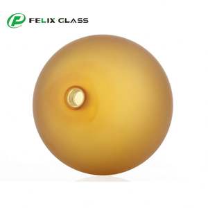 Globo de Vidrio Esmerilado de Borosilicato 3.3, Color Ámbar Negro, con Rosca G9, para Lámparas de Techo, Iluminación Interior del Hogar - Product Image 2