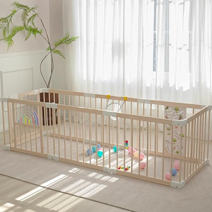 Seguro Sala De Estar Uso Quarto Dobrável <span class=keywords><strong>Baby</strong></span> <span class=keywords><strong>Play</strong></span> <span class=keywords><strong>Pen</strong></span> Bebê De Madeira Dobrável Cercas - Product Image 2