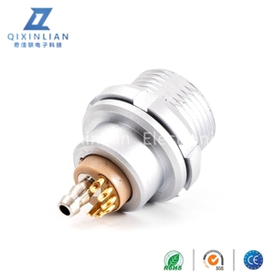 Tất cả các kim loại đẩy-kéo tự khóa 7 + 1 không thấm nước cắm tự bảo vệ kết nối ổ cắm - Product Image 3