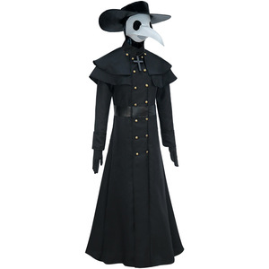 Disfraz Medieval Clásico <span class=keywords><strong>de</strong></span> Halloween para Adultos, Estilo Steampunk, Disfraz <span class=keywords><strong>de</strong></span> Médico <span class=keywords><strong>de</strong></span> la Plaga, Disfraz <span class=keywords><strong>de</strong></span> Pico <span class=keywords><strong>de</strong></span> <span class=keywords><strong>Cuervo</strong></span> - Product Image 1