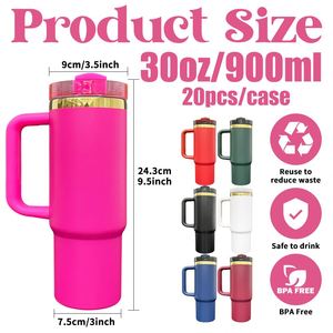 Powder Coated Double Walled Stainless <b>Steel</b> Vacuum Insulated Gold Plating 30oz Coffee Travel Mugs for Laser Engraving - Product Image 2
