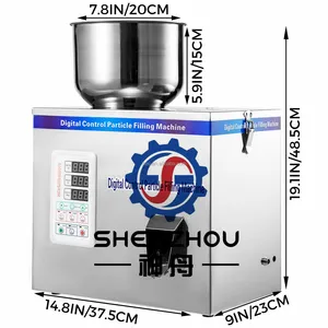 1-30G Automatic Measuring Distribution Packaging Machine Intelligent Split Packaging Machine Granule Bag Filling Machine