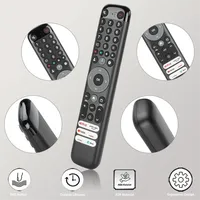 RC833 GUB1 pour remplacement de la télécommande vocale TCL QLED Smart TV avec boutons YouTube NETFLIX PrimeVideo 65C845