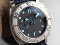 Reloj de Buceo de Lujo con Caja de Titanio, Superluminoso, Automático, Cristal de Zafiro, Deportivo, Resistente al Agua 300M