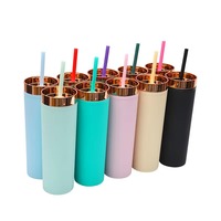 JUNVOY Tasse isotherme givrée en PP de 16 oz avec corde – Mug tendance pour les trajets quotidiens, idéal pour les employés de bureau et les étudiants