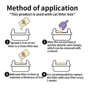 Arena para Gatos de Bentonita Blanca OEM, Inodora, Sostenible, de Aglutinación Rápida, Venta al por Mayor a Granel, Productos para Mascotas - Product Image 3