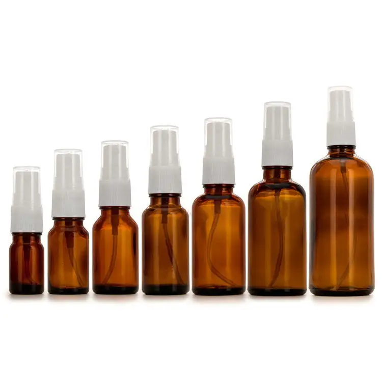 100ml 50ml 30ml 20ml 15ml 10ml 5ml Amber Essential Oil Bottle Glass For Perfume