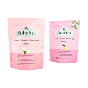 Vente en gros Sacs d'emballage alimentaire de qualité alimentaire Pochette résistante à l'humidité avec fermeture éclair pour le stockage du thé - Product Image 5