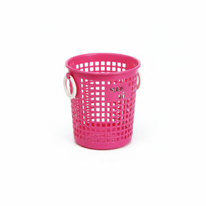 Panier de rangement rond rouge Inomata - Product Image 1