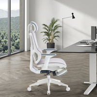 Chaise de bureau de direction haut de gamme avec dossier inclinable, soutien lombaire et fonction de massage