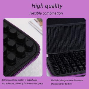 3ML Peptide Case 30-Slot Nylon Cotton Mesh Organizer 30 Vial Slots Fits 3ml Bottles Detachable Design Household Use Storage Case - Product Image 3