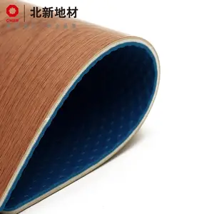 BEIXIN Better Price with High Quality Indoor PVC Vinyl Sports Wood Flooring in 4.5MM Indoor Basketball