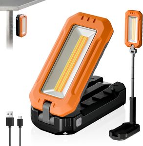 Lampe de travail LED rechargeable 7000 mAh, 1200 lumens, base magnétique, lampes de travail magnétiques portables pour les chantiers, les urgences, le camping - Product Image 1