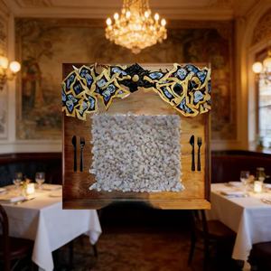 Panneau mural floral artificiel 5D naturel 8*9 pieds pour décoration intérieure, toile de fond pour Thanksgiving, mariage, événement - Product Image 3