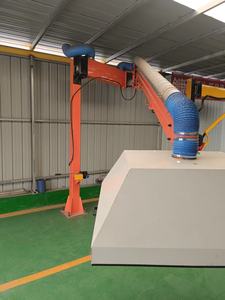 แขนป้อนลวดดูดฝุ่นไฮดรอลิก <span class=keywords><strong>SPH</strong></span>-405 ได้รับการรับรองมาตรฐาน CE สำหรับการผลิตโครงสร้างเหล็ก ดูดซับควันเชื่อมได้ <span class=keywords><strong>360</strong></span> องศา ° . - Product Image 2