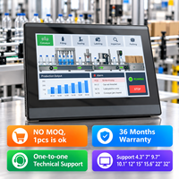 Module d'affichage LCD Modbus Ethernet RTU TCP de 10,1 pouces, module de programmation PLC HMI, écran tactile TFT LCD RS232 RS485 pour le contrôle des moteurs
