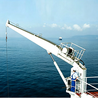 Grue de pont marine certifiée BV CCS de 30 tonnes avec commande hydraulique et commande à distance pour la manutention de marchandises
