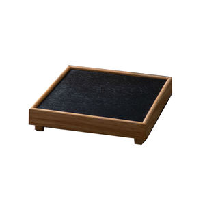 Assiette à Steak en bois, assiette à dîner avec plateau en <span class=keywords><strong>ardoise</strong></span>, fond en bambou, planche à découper - Product Image 3